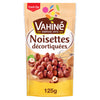Un sac de Vahiné Noisettes décortiquées, noisettes décortiquées, dun poids de 125g.