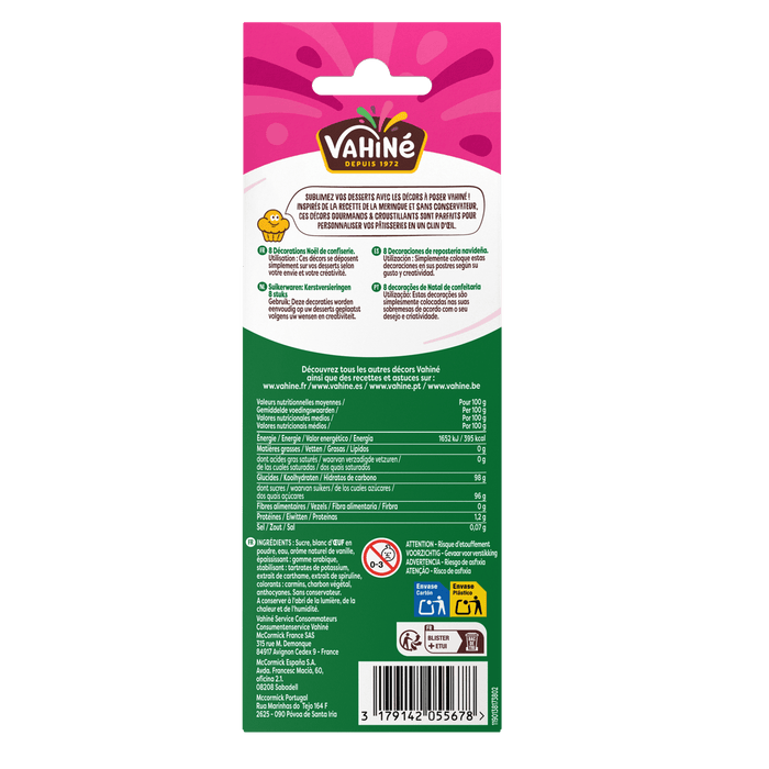 L'image montre le dos d'un paquet de Welch's Fruit Snacks, affichant des informations nutritionnelles et des dACtails sur le produit.