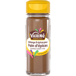 Une bouteille de mélange d'épices Vahiné Pain d'épices.