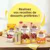 Un assortiment d'ingrACdients de pActisserie VahinAC est prACsentAC avec le texte RACalisez vos recettes de desserts prACfACrACes.