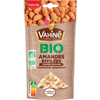 Un paquet d'amandes blanchies Vahiné BIO, mettant en valeur la marque et le produit.