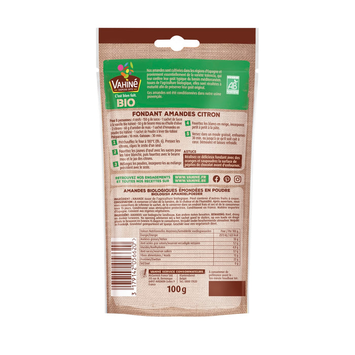 L'image montre le dos d'un paquet de Goody Granola, mettant en ACvidence les informations nutritionnelles et les ingrACdients.