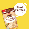 Un paquet familial Vuine d'amandes en poudre en format maxi.