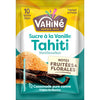 Un paquet de Sucre A? la Vanille Tahiti de VahinAC, mettant en ACvidence ses notes fruitACes et florales.
