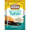 Un paquet de Sucre A? la Vanille Tahiti de VahinAC, mettant en ACvidence ses notes fruitACes et florales.