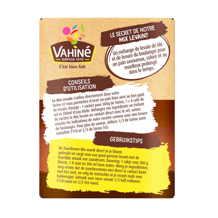 Emballage du produit de la marque VahinAC avec des informations sur le produit et ses utilisations.