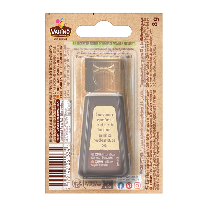 L'image montre un produit de colorant alimentaire Dr. Oetker dans une teinte marron, emballAC pour la vente au dACtail.