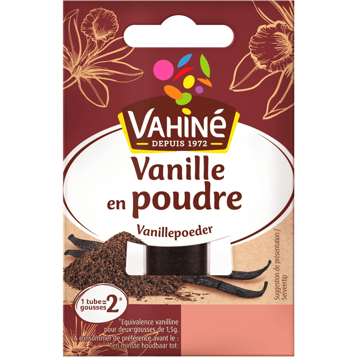 Emballage de poudre de vanille Vahiné Vanille en poudre.