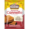 Un paquet de sucre A? la cannelle VahinAC, un produit fabriquAC en France, prACsentant des bActons de cannelle et des granules de sucre.