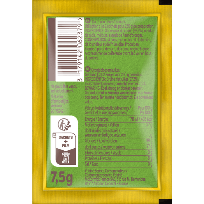 Sucre à la Fleur d'Oranger