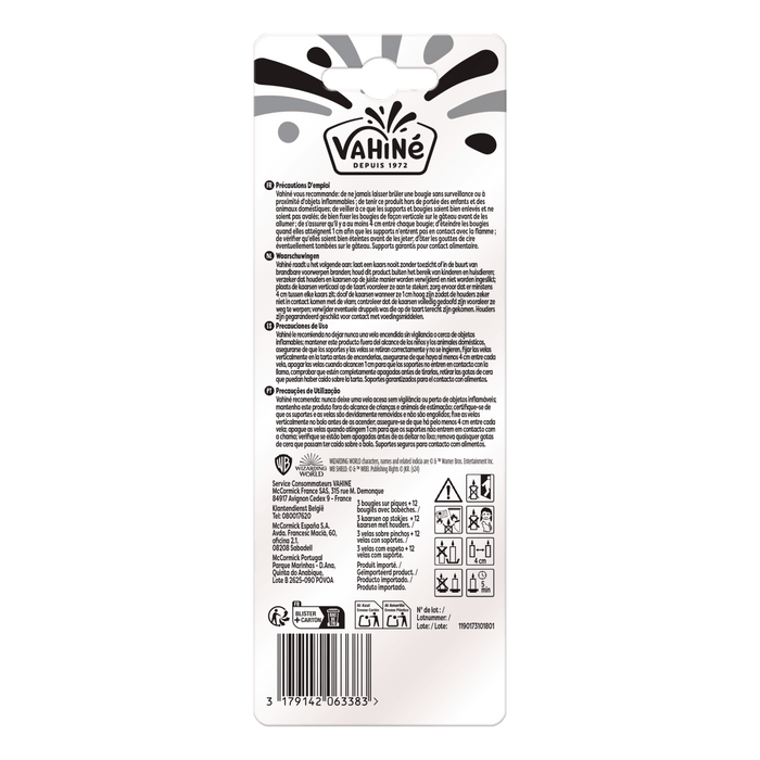 Ceci est une image du dos d'un emballage pour un produit de la marque Victoria.