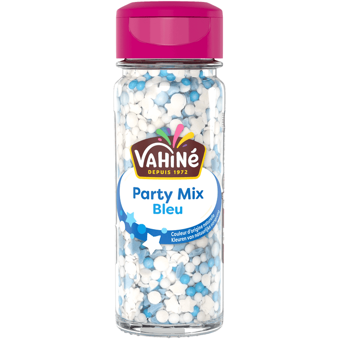 Un contenant de décorations Valina Party Mix Blue.