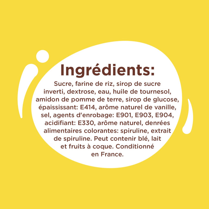 Image affichant la liste des ingrédients d'un produit alimentaire, rédigée en français.
