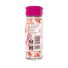 Une bouteille de vermicelles Dr. Oetker avec un couvercle rose et une ACtiquette avec des informations nutritionnelles et un code-barres.
