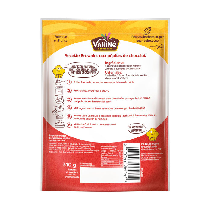 L'image montre le dos d'un paquet de pActes Vielli, soulignant ses ingrACdients sans gluten et ses instructions de prACparation.