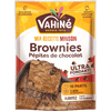 Un paquet de préparation pour brownies aux pépites de chocolat de la marque Vahiné est présenté.