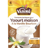 Un paquet de ferment biologique Vahiné pour yaourt maison à la vanille Bourbon est présenté.