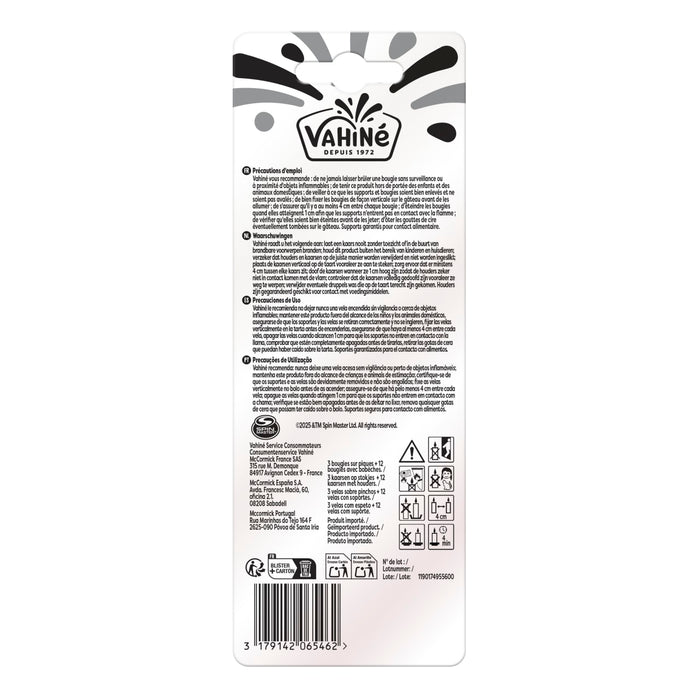 L'image montre l'emballage d'un pinceau de maquillage Nanshy, dACtaillant les informations sur le produit et les symboles de recyclage.