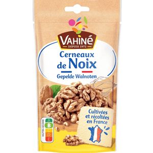 Un sachet de cerneaux de noix Valène, un produit fabriqué en France.