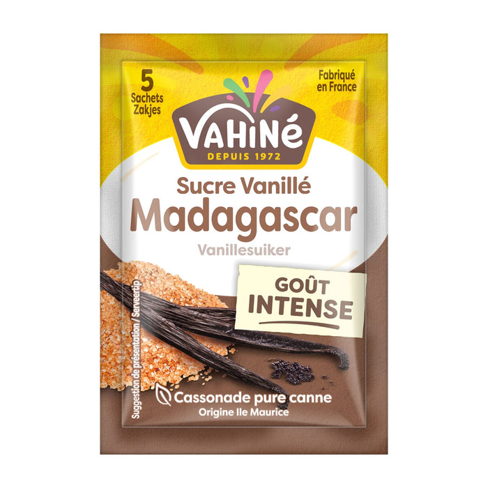 Sucre VanillAC Madagascar VahinAC au goA>t intense.