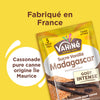 Le sucre vanillAC de Madagascar de VahinAC, un produit fabriquAC en France, est du pur sucre de canne de l'ARle Maurice.