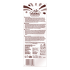 Cette image montre le dos d'un emballage de chocolat Vialise avec des informations nutritionnelles et des instructions.