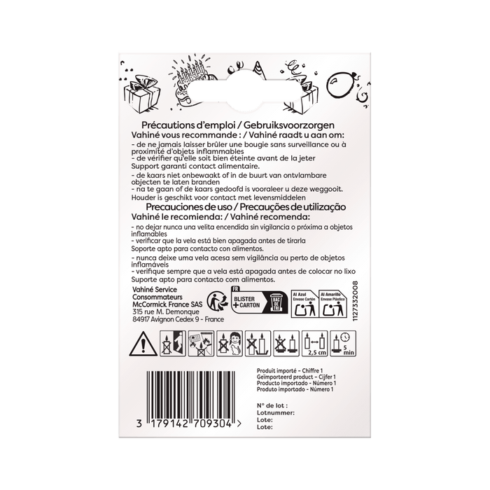 Emballage pour un kit de fabrication de bijoux avec instructions et informations de recyclage.