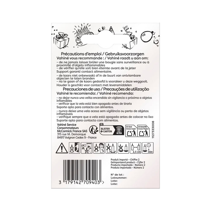 L'emballage du produit fournit des informations sur le produit et ses instructions d'utilisation.