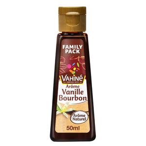 Une bouteille d'arôme Vahiné Vanille Bourbon, format familial.