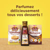 Une publicitAC Dr. Oetker prACsentant leurs produits A? la vanille, notamment le sucre vanillinAC, l'extrait de vanille liquide et le sucre vanillAC de Madagascar, avec le slogan Parfumez dAClicieusement tous vos desserts !