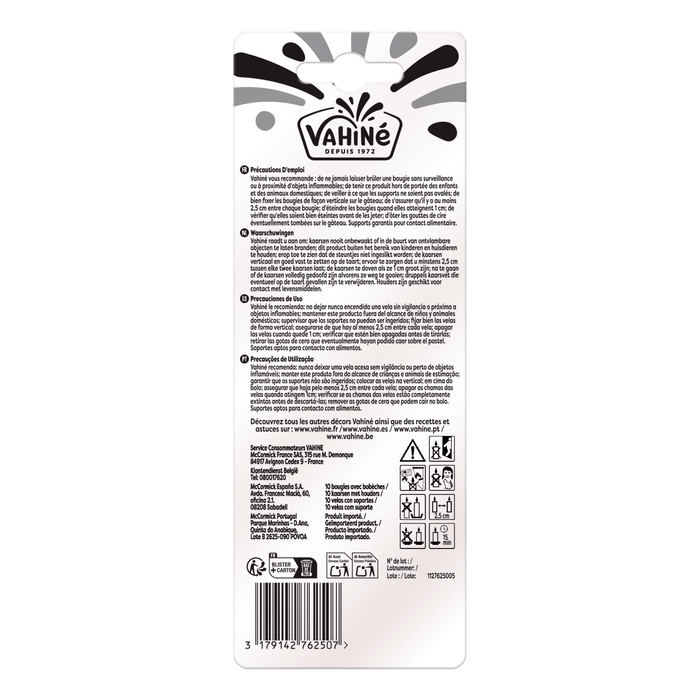 L'image montre le dos d'un emballage de produit Vialise avec du texte en plusieurs langues et des informations nutritionnelles.