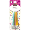 Un paquet de bougies scintillantes multicolores Wilton pour les célébrations d'anniversaire.