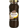 Une bouteille de nappage au chocolat Varine Chocolat Nappage.