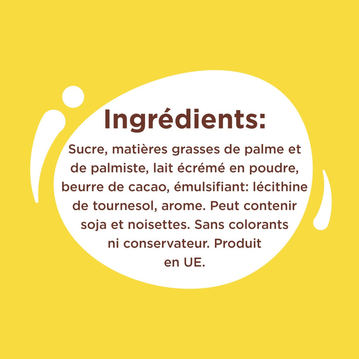 L'image montre la liste des ingrédients d'un produit alimentaire, écrite en français.