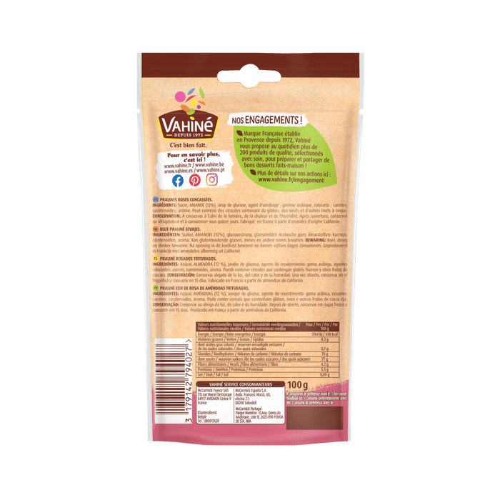 L'image montre le dos d'un paquet de Mama Sita's Sinigang Sa Sampalok Mix Original avec des informations nutritionnelles et des instructions.