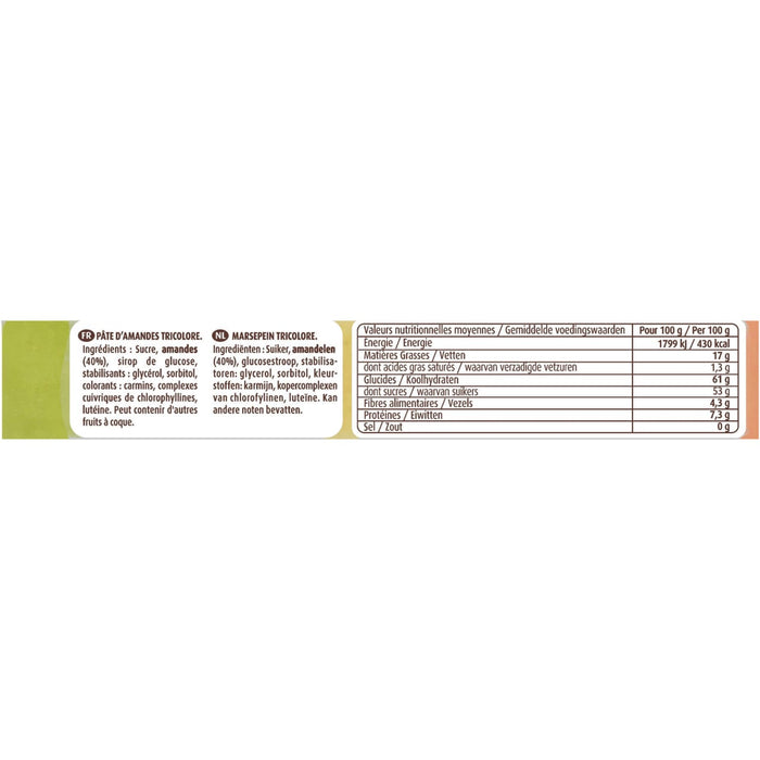 Informations nutritionnelles et ingrACdients sur l'emballage d'un produit alimentaire.