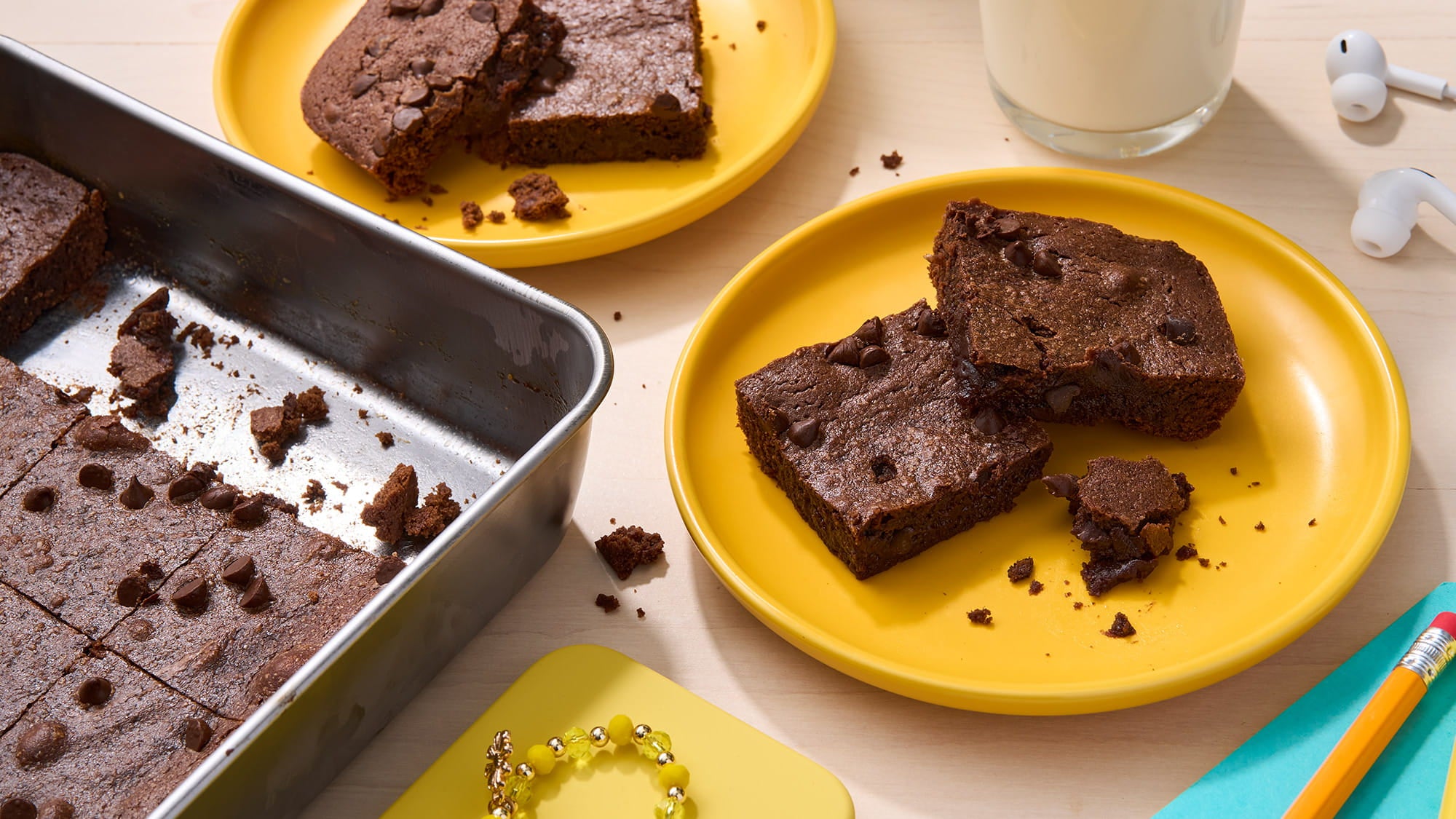 Brownie pépites de chocolat