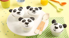 Cupcakes Panda aux cranberries