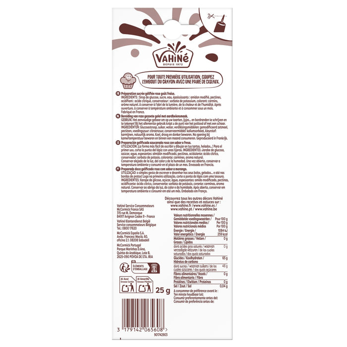 L'image montre le dos d'une brique de lait chocolatAC Valio avec des informations nutritionnelles et des dACtails sur le produit.