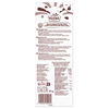 L'image montre le dos d'une brique de lait au chocolat Valensina avec des informations sur le produit et des valeurs nutritionnelles.