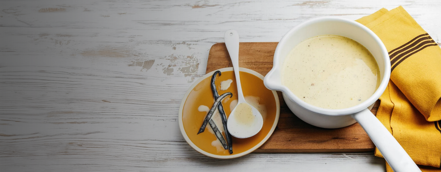 Crème Anglaise à la vanille grand cru de Madagascar

