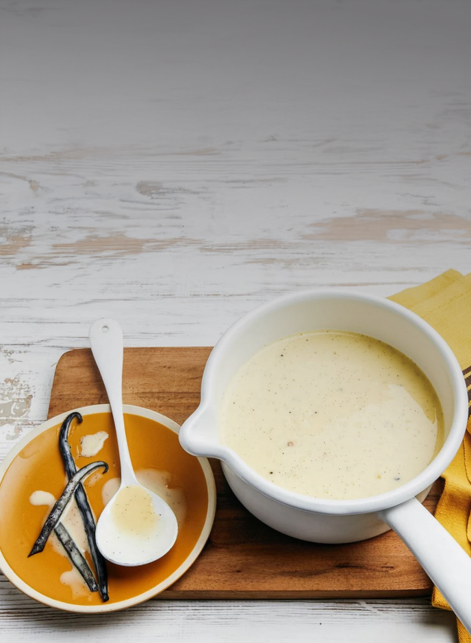 Recette de la Crème Anglaise à la vanille grand cru de Madagascar