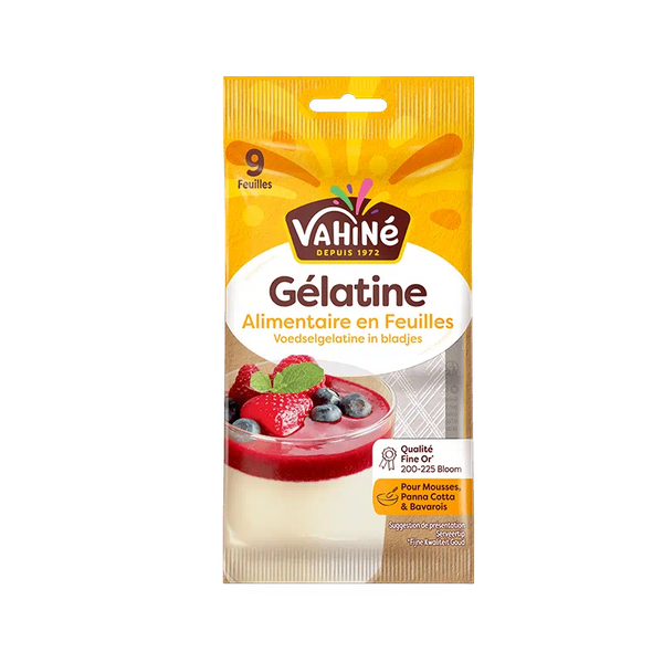 Gélatine Alimentaire en Feuilles