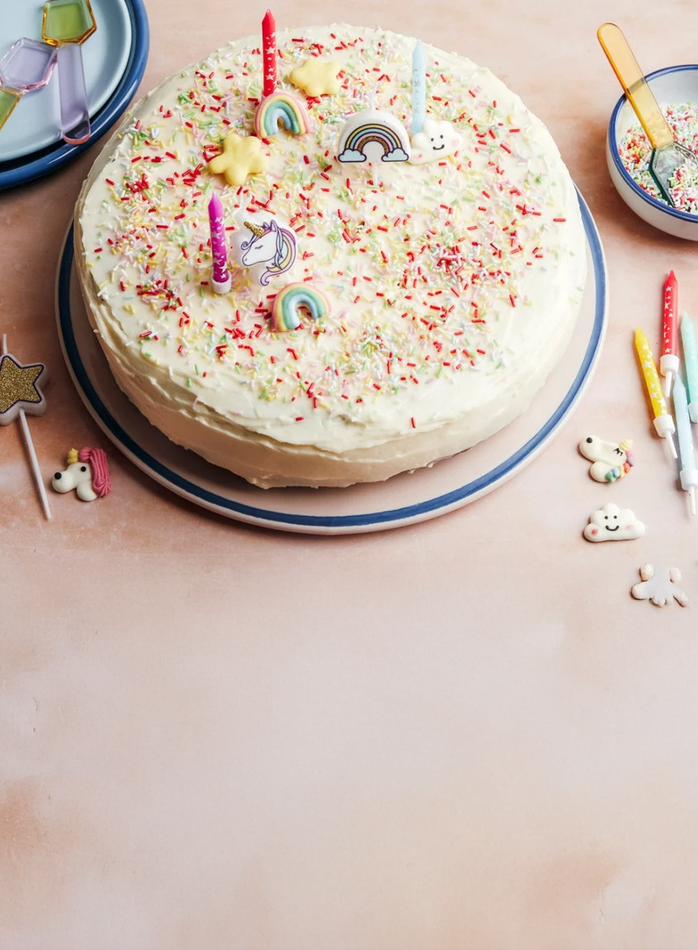 Gâteau au yaourt Arc-en-ciel