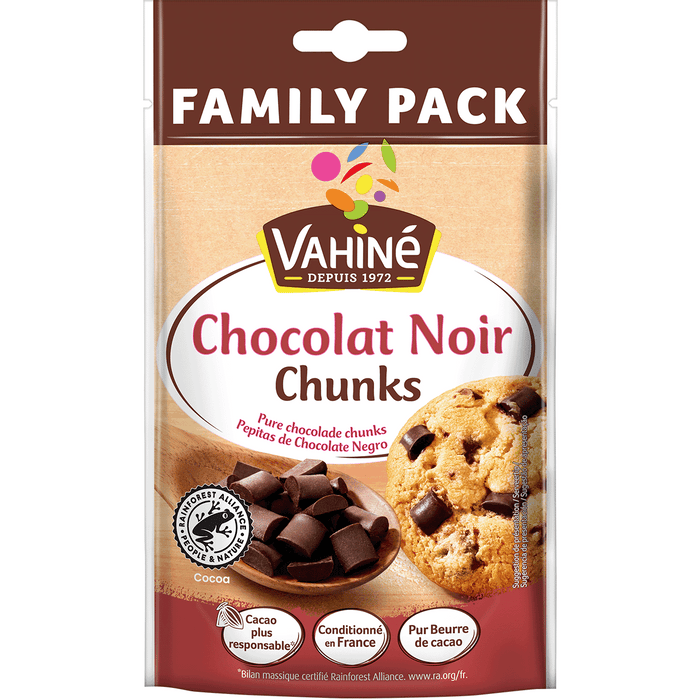 Pépites Chunks de Chocolat Noir Familial