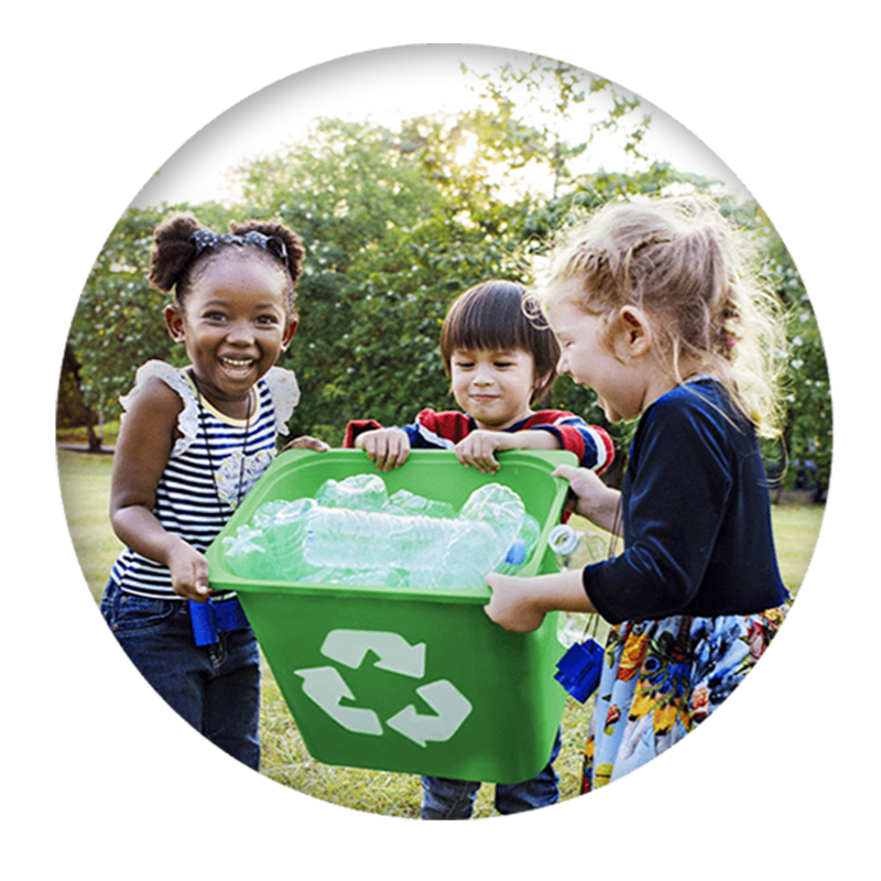 Recyclés, réutilisés ou remployés