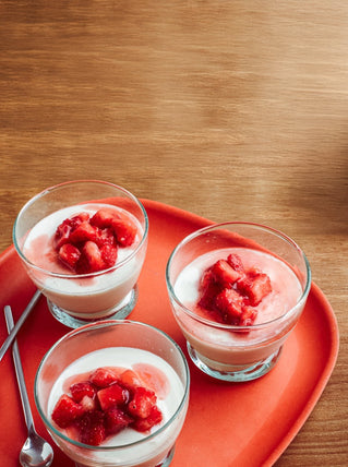 Recette de Panna Cotta aux Fraises et Vanille