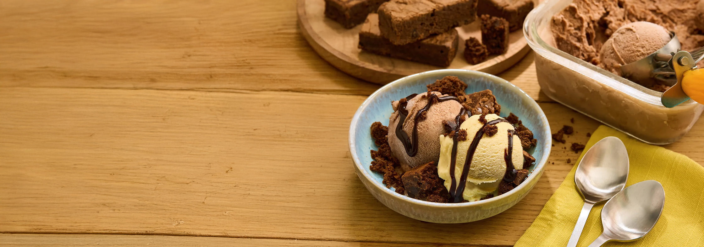 Glace vanille & chocolat