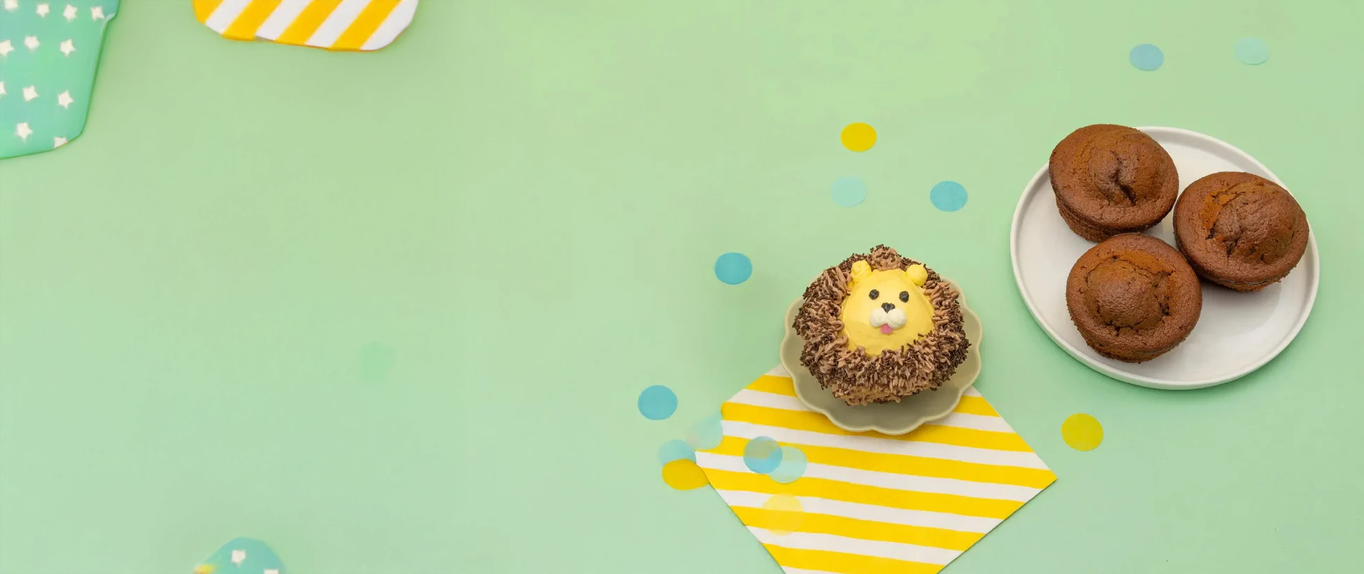Muffins Petit Lion aux pepites de chocolat